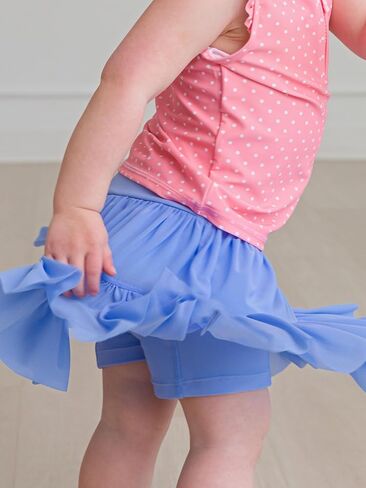 Rufflebutts Girls Athletic Tulle Skort in Saudi Arabia