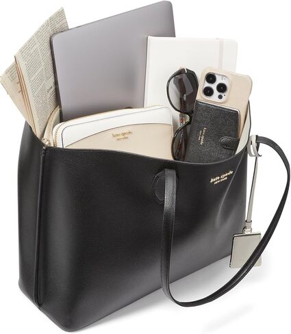 kate spade new york Women's Suite Crossgrain Leather Work Tote in Saudi Arabia