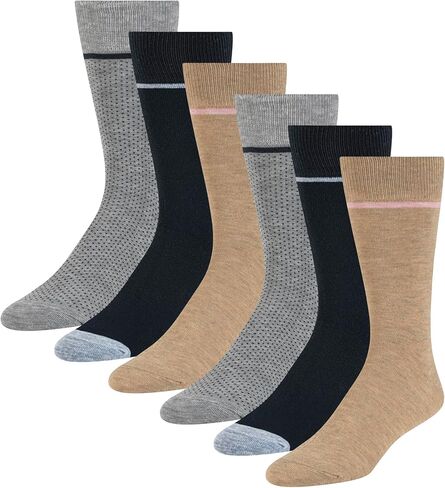 Ted Baker Men's 6 Pack Solid Crew Dress Socks in Saudi Arabia