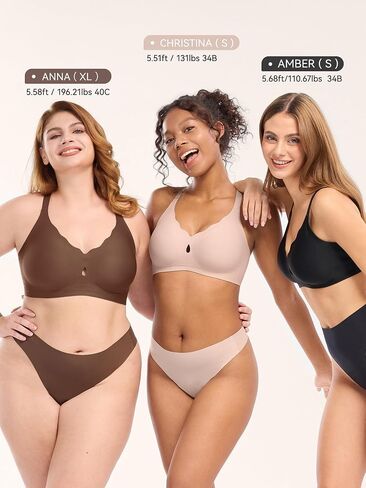 Luckmeey Pras for Women No Underwire Wave Push Up Wireless Bra Seamless Bras Coverage Full Bralettes Lift in Kuwait