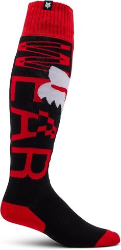 Fox Racing Men's 180 Motocross Dirt Bike Sock, Fluorescent Red Race Spec, Large in Saudi Arabia