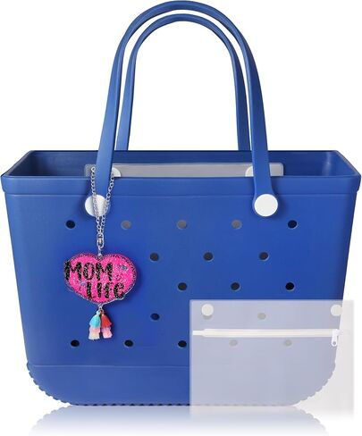 X-Large Beach Rubber Bag مع سحر ، حقيبة يد أصلية مقاومة للماء للرياضة الحديثة في الهواء الطلق in Kuwait