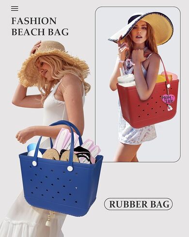 X-Large Beach Rubber Bag مع سحر ، حقيبة يد أصلية مقاومة للماء للرياضة الحديثة في الهواء الطلق in Kuwait