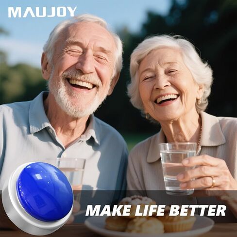 ساعة زر ناطق كبيرة، ساعة منبه تتحدث تخبر الوقت واليوم والتاريخ، ساعة منبه تتحدث مع التحكم في مستوى الصوت، هدية منبه للأم والأب وكبار السن وكبار السن والمكفوفين in Kuwait