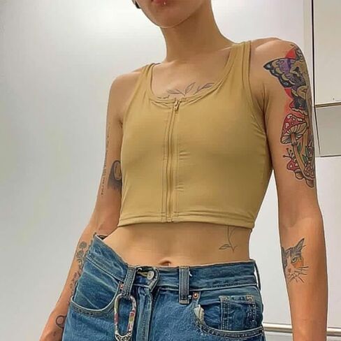 كورسيهات الموثق الصدر ، الموثق عبر السحب على FTM Bustier - Binder Sports Binder in Kuwait