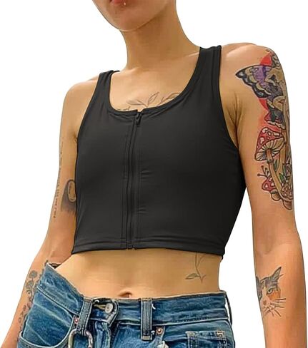 Chest binder Corsets, Trans Binder with Pull on FTM Bustier - Sports Binder in Kuwait