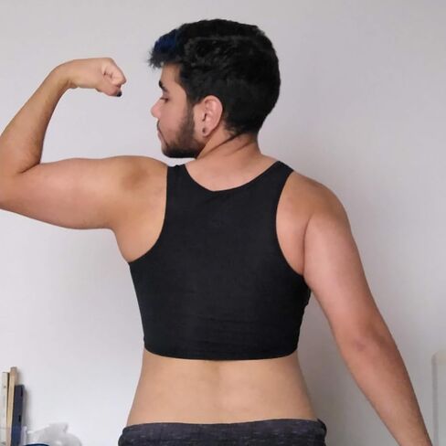 Chest binder Corsets, Trans Binder with Pull on FTM Bustier - Sports Binder in Kuwait