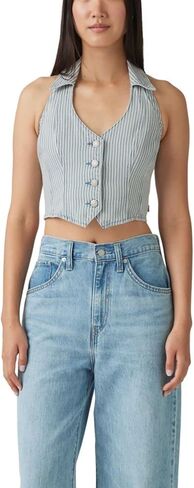 Levi's Women's Bria Denim Corset Halter in Saudi Arabia