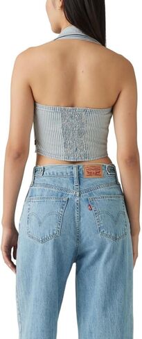 Levi's Women's Bria Denim Corset Halter in Saudi Arabia