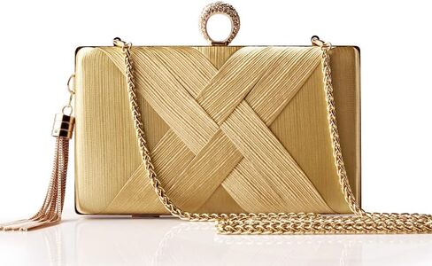 BABEYOND Clutch Purses for Women - Evening Bag Tassel Pendant Clutch for Bride Party Prom Wedding in Saudi Arabia