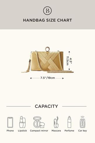 BABEYOND Clutch Purses for Women - Evening Bag Tassel Pendant Clutch for Bride Party Prom Wedding in Saudi Arabia