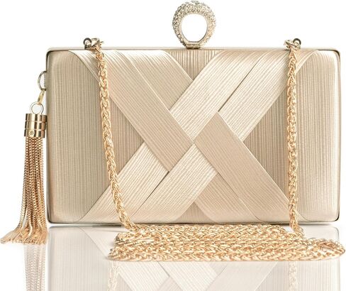 Babeyond Clutch Proses for Women - Bag Bag Tassel Clutch for Bride Party Prom Wedding in Saudi Arabia