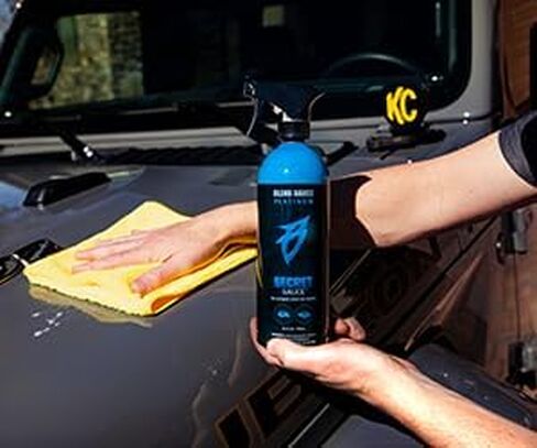 Bling Sauce Platinum: Secret Sauce, High-End Ceramic (Si02) Coat plus Surface Protection with High Gloss Shine, 24oz, for Painted Surfaces, Cars, Trucks, Motorcycles in Kuwait