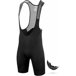 Przewalski Men's Pro Cycling Cycling Bib Shorts 4D سراويل ركوب الدراجات الخفيفة الوزن المبطنة