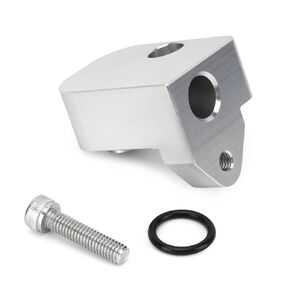 Temperature Air Intake Sensor Spacer Kit for 2017-2024 Chevy Silverado 2500HD 3500HD, GMC Sierra 2500HD 3500HD 6.6L Diesel Silver