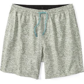 Huckberry Wellen Men's Swim Trunks - سراويل السباحة المبطنة بالأداء ، في 5 "أو 7" inseam ، بطانة ، حزام مرن