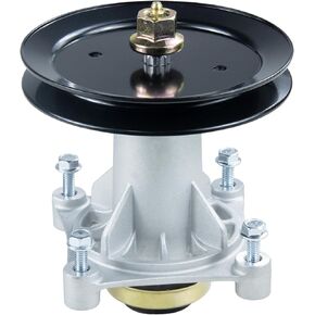 2 Pack Pre-Greased 587819701 Spindle Assembly with 195945 Pulley Replaces Husqvarna 532187292 532187281 532125907 532192870 532192872 587253301 587125401 Craftsman 187292 192870 187281 192872