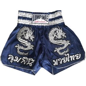 شورتات ملاكمة ركلة Muay Thai: Lum-038-Navy Size XL