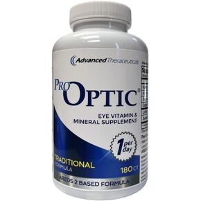 Traditional Formula (AREDS 2 Based Formula) 180 Capsules - 6 Month Supply - One Capsule Per Day