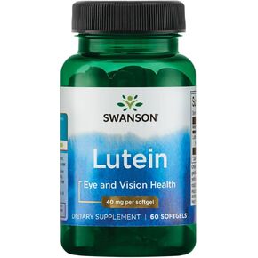 سوانسون لوتن رؤية العين شبكية شبكية الرياضية الصحية الملحق 40 ملغ 60 Softgels sgels