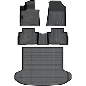 Auxko All Weather Cargo Liner مناسبة لـ Kia Sportage 2023 2024 2025 TPE Rubber Trunk Mat Sportage Alls All Season Guard Undorless Anti Slip Mat Black