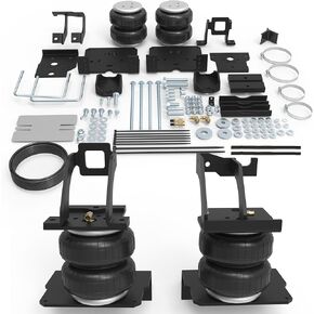 Deeagle 57396 Air Bags Kit For 2011-2016 Ford F-250 4WD ، F-350 4WD ، 2011-2014 FORD F-450 4WD ، 5000 £ من قدرة تسوية التحميل ، وسائد الهواء طقوس ركوب الشاحنات الخلفية