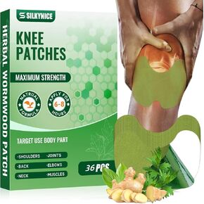 Knee Relief Patch,48 Count——Herbal Knee Patches for Bone on Bone,Adhensive Heat Patches | Extra Strength | Long Lasting Relief for 8 Hours for Knees, Back, Neck, Shoulder