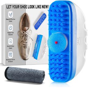 Water-free Shoe Cleaner Kit,100ML Shoe Clean Kit with Brushes & Towel,Instant White Shoe Sneaker Cleaner.