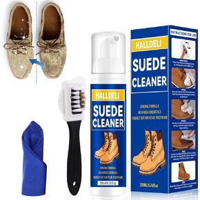 Suede Shoe Cleaner with Brush, Shoe Cleaner for Nubuck, Knit, Boots, Trainer, Sneaker, Leather, Trainer Remove Stain