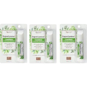 Super Lysine Plus+ Coldstick ، ​​SPF 21 ، 0.18 أوقية (حزمة 3) عن طريق الأبحاث الكمومية