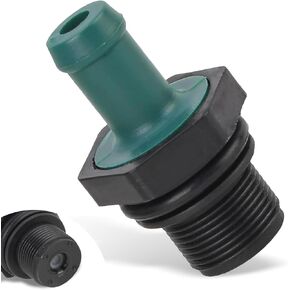 PCV Valve, Positive Crankcase Ventilation Valve with Rubber Sealing Ring Replacement 11810-EA200 11810-6N202 11810-6N201, Compatible with Nissan (Green & Black)