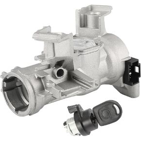 Ignition Switch Lock Cylinder Assembly with 2 Keys Compatible with Honda Accord 2005-2007, CR-V 2005-2007, Replace OE 35100-SDA-A71, 06350-SAA-G30