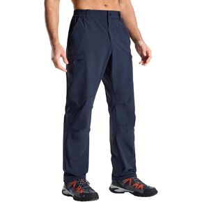 LOOGU Men's Water Resistant Breathable Cargo Pants for Fishing Hiking Outdoor with 7 Pockets