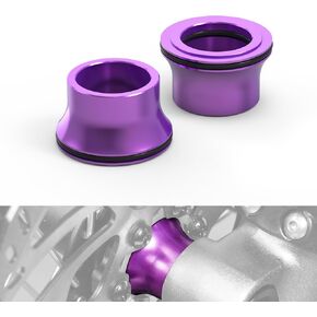 Black Front Wheel Hub Spacer Bushing Collars O-Ring Compatible with Surron Light bee X/S/ L1E CNC Aluminum Front Wheel Spacer Kit Compatible with Segway X160 X260