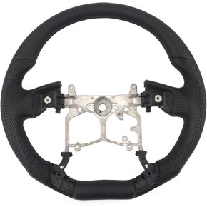 طيران عالية لـ Toyota 4Runner 2014-2024 ، Tundra 2014-2021 Tacoma 2012-2023 Part Brapeming Leather Black مثقبة لا شريط (بدون وظيفة تسخين)