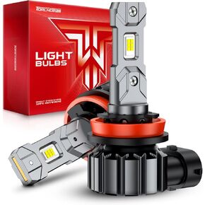 Torchbeam 9005/HB3 H11/H8/H9 لمصابيح التحرير والسرد مع 60000LM مشرق ، قابس وتشغيل ، مصباح الضباب ، حزمة 4