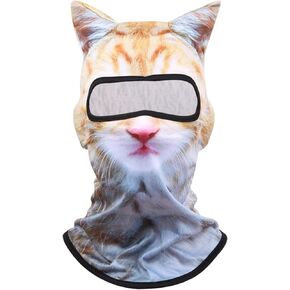 3D Cat Ski Balaclava Sheisty Face Mask with Ears