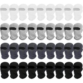 36 Pieces Balaclava Full Face Mask UV Protection Windproof Face Cover Sun Protection Balaclava for Outdoor Sports Work