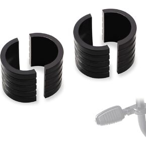 FOVPLUE Universal Motorcycle Highway Peg Mount Spacers/Rubber Bushings, Convert 1.25'' Footpeg Mount to 1'' Engine Guard/Crash Bar,for Harley Sportster Dyna/Honda/Yamaha/Kawasaki/Suzuki/Triumph/BMW