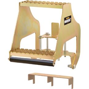 Retrac 409924-409926 Highrise قابلة للطي خطوات الشاحنة شبه الخلفية مع Stow Stow ، يناسب شعاع المصد 3 × 2 بوصة ، الصلب ، 600 رطل ، نصف المقطورات ، شاحنات الصندوق