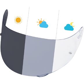 PSLER k1s Visor - k1 Helmet Visor k3 sv Tinted Visor k5 Face Shield Replacement for k1 k1s k3 sv k5,Deep Smoke