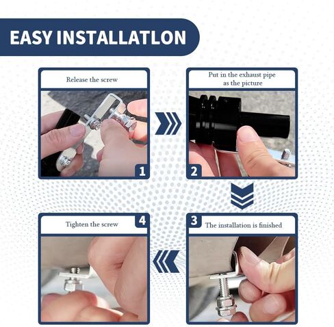 2PCS Turbo Sound Whistle Simulator, Car Turbo Whistle Car, Aluminum Alloy Universal Turbo Sound Exhaust Muffler Pipe Whistle, Automotive Replacement Exhaust Mufflers Fit Car Truck (Black) in Kuwait