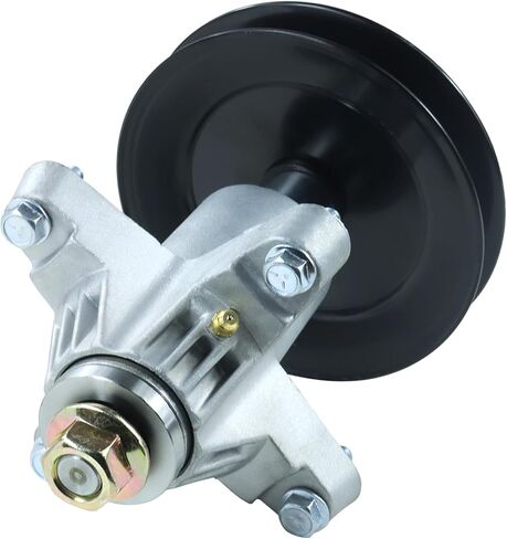 Greased 3 Pack 918-0671 Spindle Assembly with 756-04129 Idler Pulley Replaces 918-0671B, 918-04608A, 618-0671, 618-04608, 918-0671D for cub Cadet ZT54, RZT54, Craftsman ZTL8000 Tractor in Kuwait