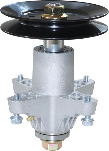 Greased 3 Pack 918-0671 Spindle Assembly with 756-04129 Idler Pulley Replaces 918-0671B, 918-04608A, 618-0671, 618-04608, 918-0671D for cub Cadet ZT54, RZT54, Craftsman ZTL8000 Tractor in Kuwait