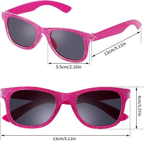 obmwang 3 Pack Kids Sunglasses Girls Princess Glitter Sunglasses for Toddler Girls Cute Glasses UV 400 Protection in Saudi Arabia