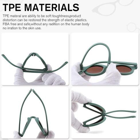 Hycredi Bendable Round Baby Polarized Sunglasses Flexible with Strap for Newborn Infant Toddlers Age 0-24 Months in Saudi Arabia
