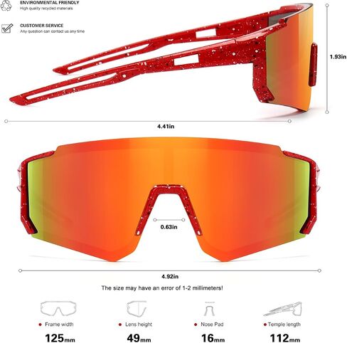 Kids Polarized Sunglasses for Boys Girls Sports Sunglasses UV Protection Lightweight Frame Shades Age 3-12 in Saudi Arabia
