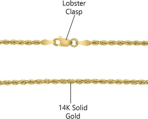 Savlano 14K Solid Gold Italian Chain Figaro, Rope, Mariner, Box, Cuban 14 Karat Anklet for Women Comes With Gift Box - Made in Italy in Kuwait