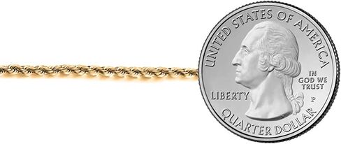 Savlano 14K Solid Gold Italian Chain Figaro, Rope, Mariner, Box, Cuban 14 Karat Anklet for Women Comes With Gift Box - Made in Italy in Kuwait