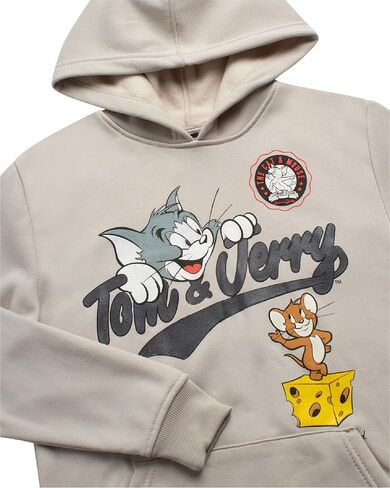Southpole Boys Graphic Hoodie - Looney Tunes Bugs Bunny Tom and Jerry Pullover Hooded Sweatshirts for Boys (Sizes: 8-20) in Saudi Arabia